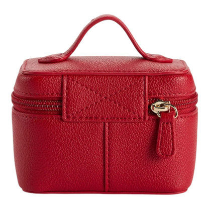 LC Lauren Conrad Red Top Handle Coin Pouch With Heart Design | #71609530