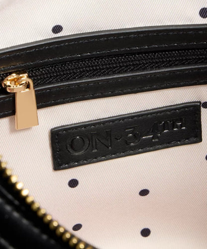 On 34th Woven Crossbody Hobo Black