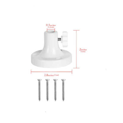 Geekria Microphone Table Flange Mount Adapter, Metal Table Mount Clamp