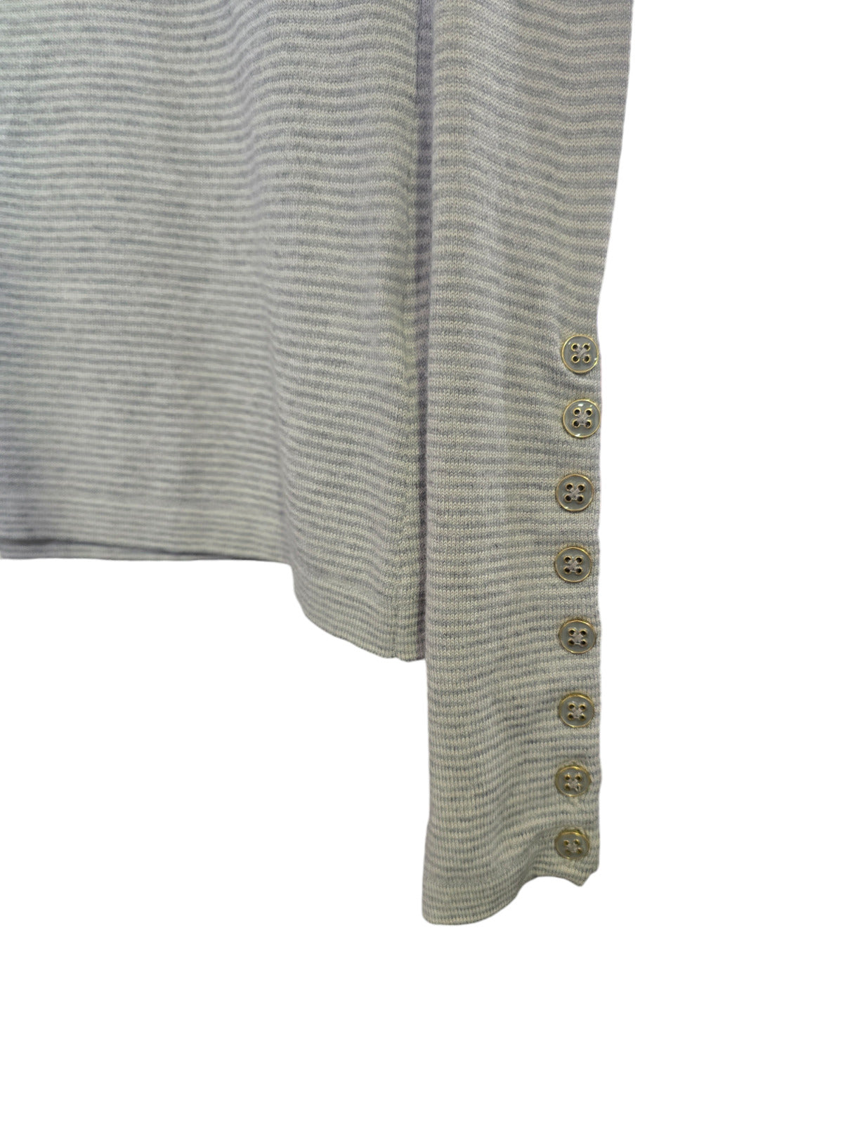 J. Mclaughlin Jamey Sweater Gray & Silver Stripe, XS