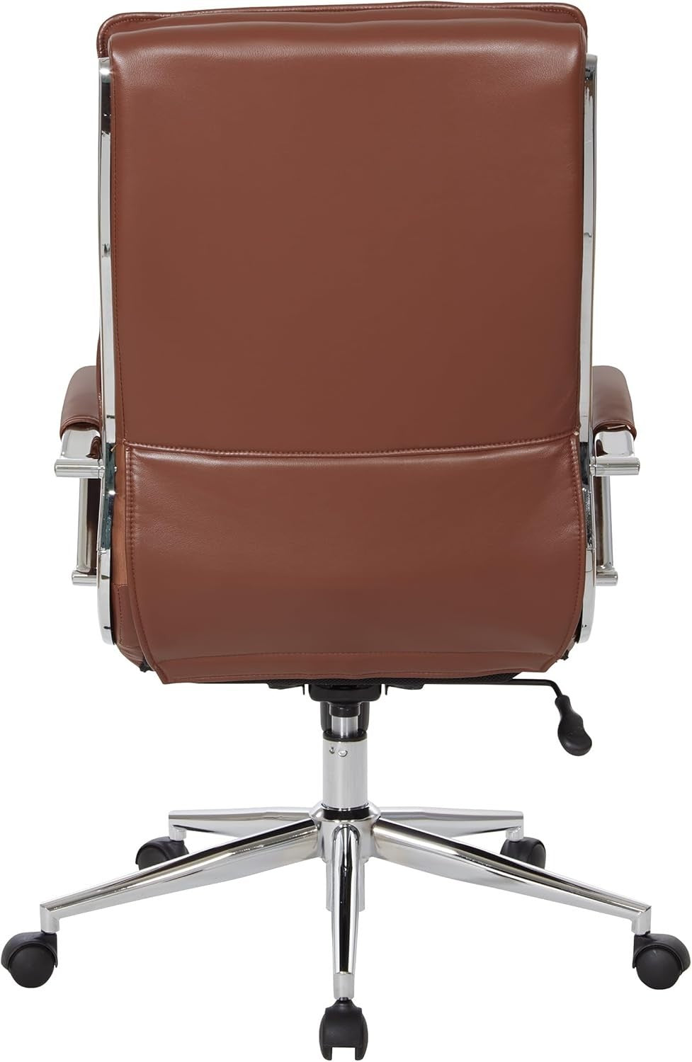 Office Star SPX Professional Ergonomic Ribbed Faux Leather Office Chair High Bac
