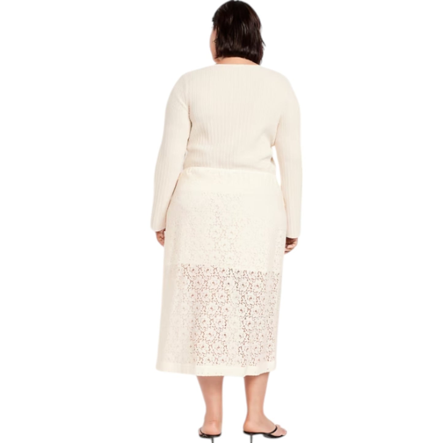 Old Navy High-Waisted Lace Midi Skirt - #798241 -