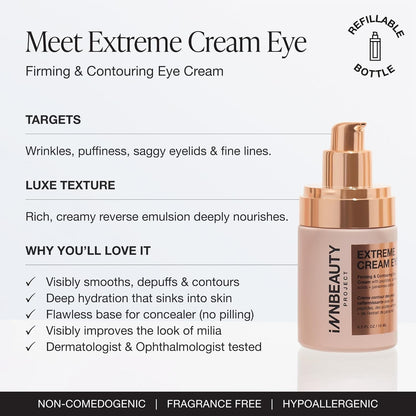 iNNBEAUTY PROJECT Extreme Cream Eye Firming Contouring Eye Cream 0.5 oz NIB