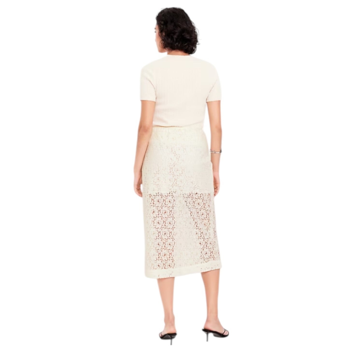 Old Navy High-Waisted Lace Midi Skirt - #798241 -