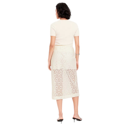 Old Navy High-Waisted Lace Midi Skirt - #798241 -