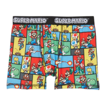 Nintendo Boys Super Mario Kart Boxer Briefs Underwear, 4-Pack, Sizes XS-L