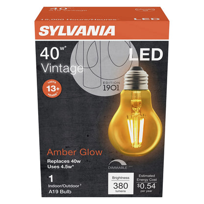 Sylvania A19 LED Vintage Light