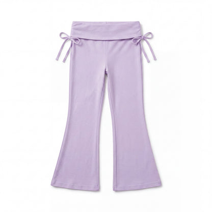ShoSHo Little Girls Light Purple Flare Soft Pants Size 4/5