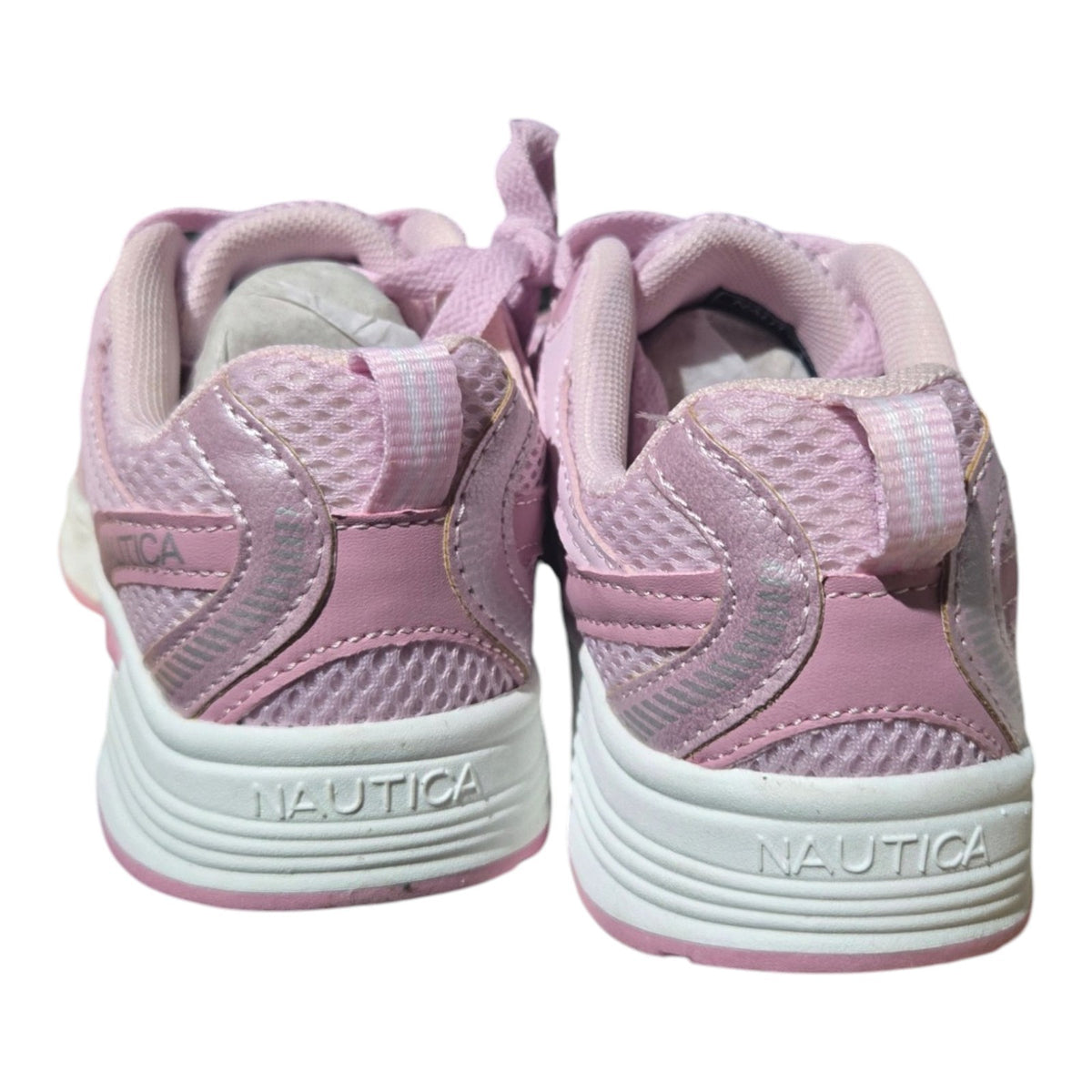 Nautica Girls White and Pink Sneakers - Monroe KN10771S - Missy Athletic -