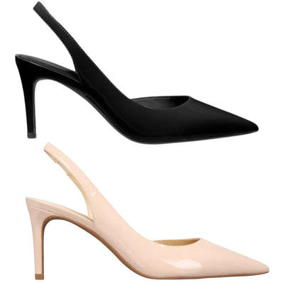 Woman's Dress Shoes Michael Kors Alina Flex Sling Pump | Black or Light Blush