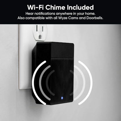 Wyze Wireless Duo Cam Doorbell, Battery,  2 Cameras, 2-Way Audio, Night Vision