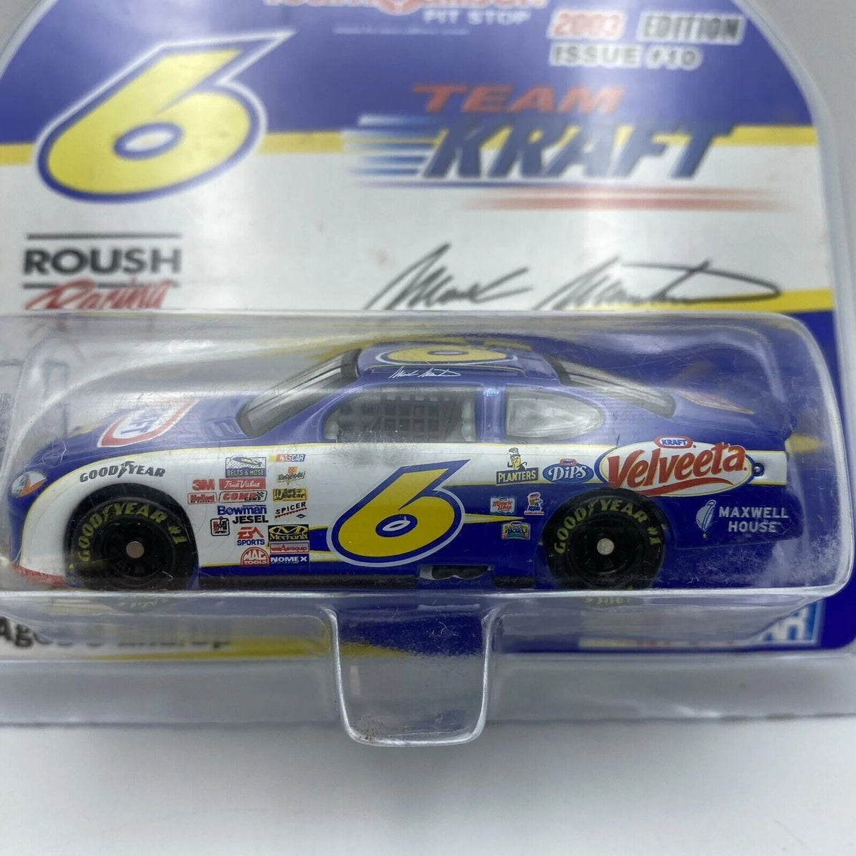 Team Caliber 2003 Mark Martin #6 Roush Racing Team Kraft Velveeta 1:64 New
