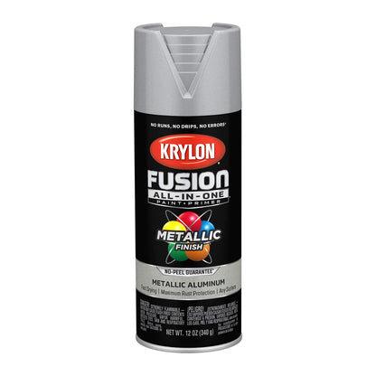 Krylon K02727007 White Fusion All-In-One Paint & Primer Spray Paint, Gloss