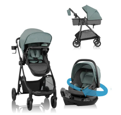 Evenflo Omni Ultra Travel System w Revolve180 LiteMax NXT Rotational Infant Seat