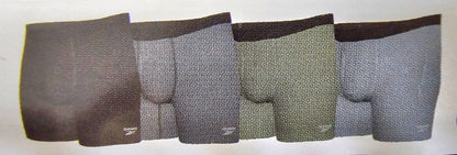 Reebok Men's 4-Pack Performance Boxer Briefs Green/Grays/Blacks, XXL (44-46)