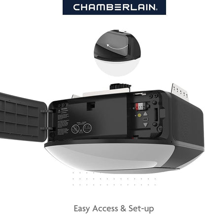 NEW Chamberlain 3/4HP MYQ Smart Garage Door Opener, Ultra Quiet BeltDrive-B4603T