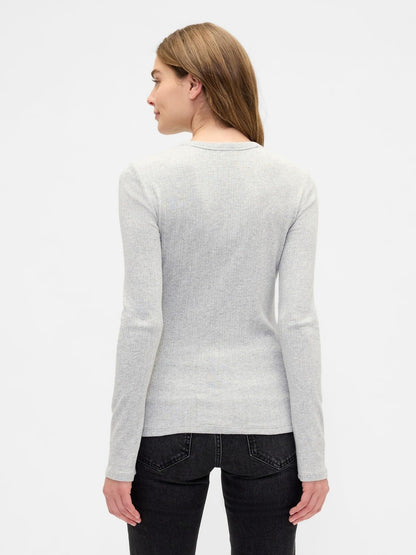 GAP Womens Cozy Ribbed Crewneck Pullover