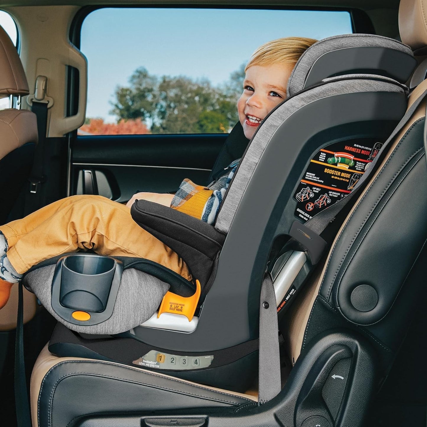 Chicco MyFit Harness + Booster Car Seat, 5-Point Harness and High Back Seat, New