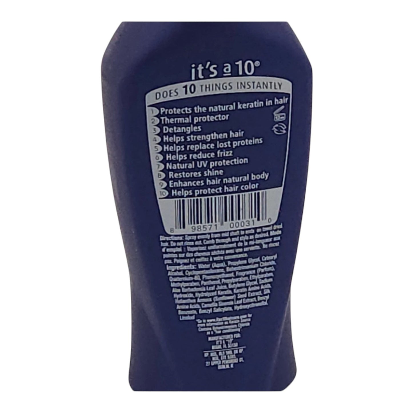 It’s A 10 Miracle Leave-in Plus Keratin Protects Strengthens Thermal Protect 4oz