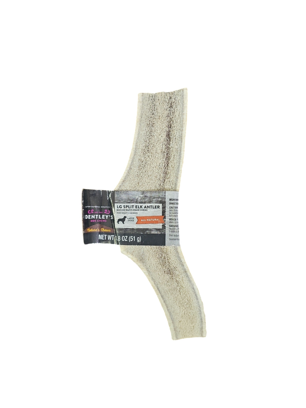 Dentley's LG Split Elk Antler
