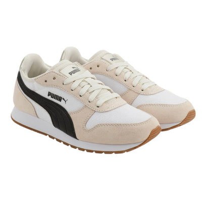 Puma Women's Jogger Sneaker Running Walking Athletic Shoes Lace Up Cream / Green