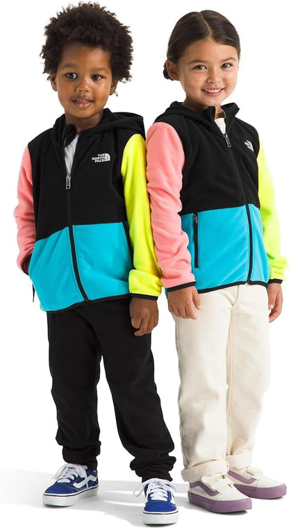 The North Face Little Kids'  Glacier Full-Zip Fleece Hoodie, Black or Pink