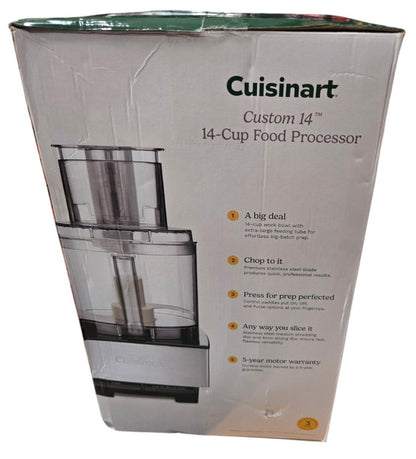 Cuisinart 14-Cup Large Food Processor with 720 Watt Motor in Stainless Steel | O