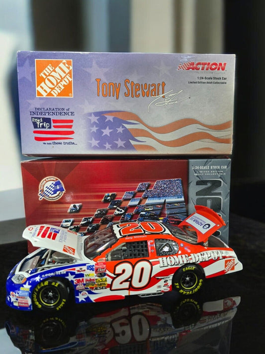 Signed Tony Stewart #20 2003 Home Depot Declaration of Independence 1:24 Car