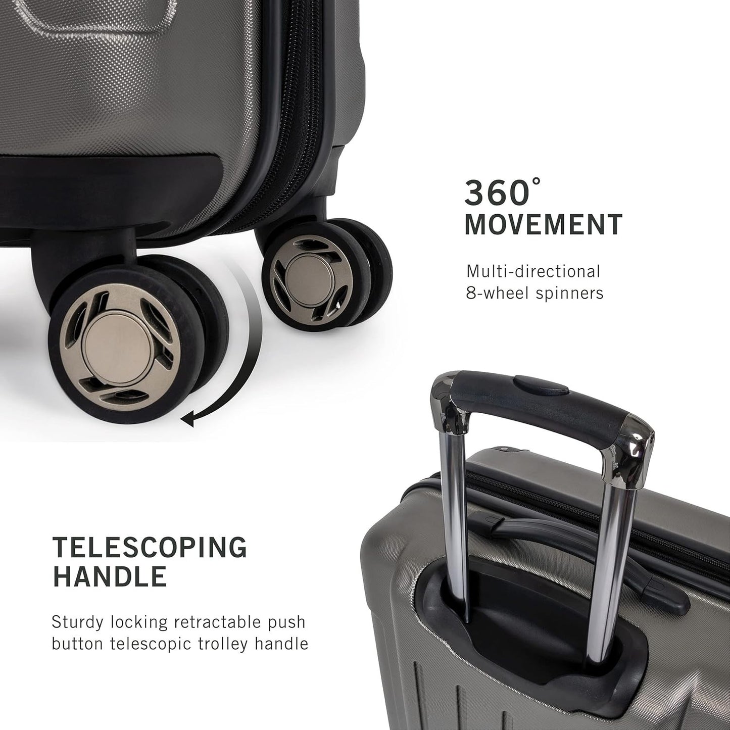 Kenneth Cole REACTION Out of Bounds & Renegade Lightweight 4-Wheel Luggage