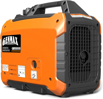 GENMAX Portable Inverter Generator, 2000W Ultra Quiet Gas Engine, EPA Compliant