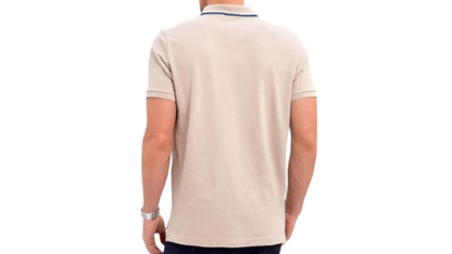 U.S. Polo Assn. Men's Slim Fit Tipped Interlock Knit Polo Shirt