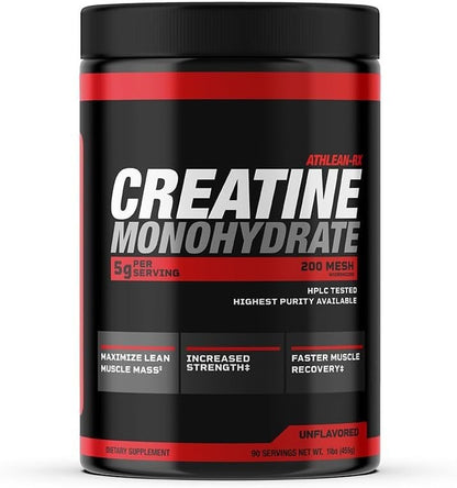 Creatine Monohydrate Powder 90 Servings Pure Micronized ATHLEAN X