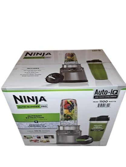 New NINJA Nutri-Blender Pro Auto IQ One-Touch Intelligence Smoothie Shake Drinks