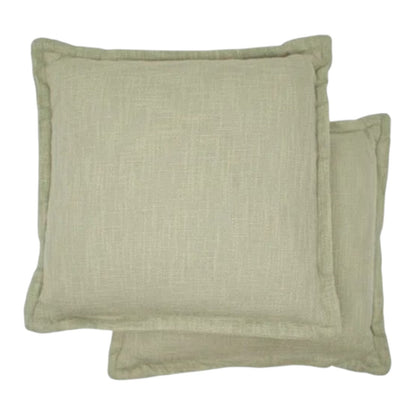Lucky Brand Margerite or Marlowe Set of 2 Accent Pillows 20 x 20 Green or Linen