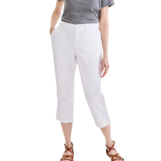 Style & Co Womens Utility Capris, Blue, Black, White, Straight, Mid rise