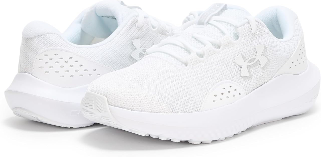 Under Armour Men's Charged Surge 4 Sneaker Size 10.5 White