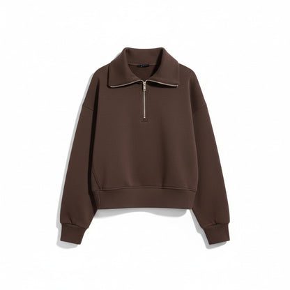 Old Navy Bounce Fleece Half-Zip Pullover Sweatshirt in Black or Brown, All Sizes