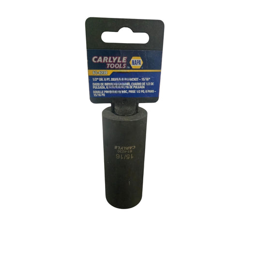 Carlyle Deep Impact Socket 15/16 in 6 Points Carlyle 61-4230