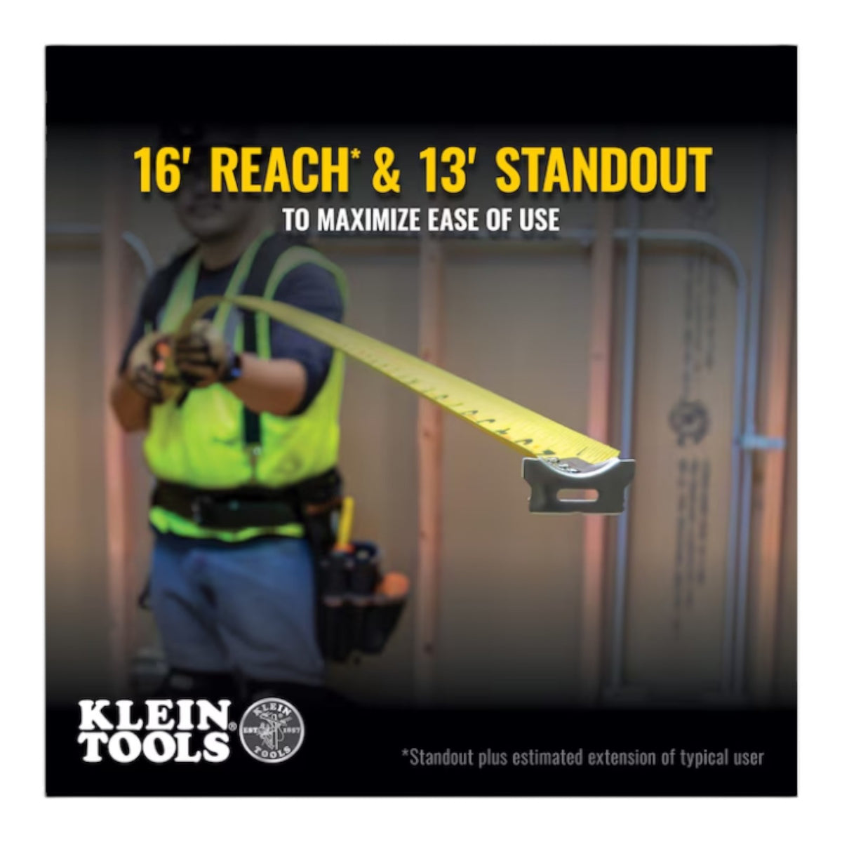 NEW! Klein Tools Compact Tape Measure 2 Pack 25 Feet 13 Ft. Standout 9125KIT2