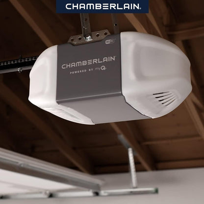 Chamberlain C2405 MYQ Smart Garage Door Opener, Chain Drive, 1/2-HP Motor, Du...