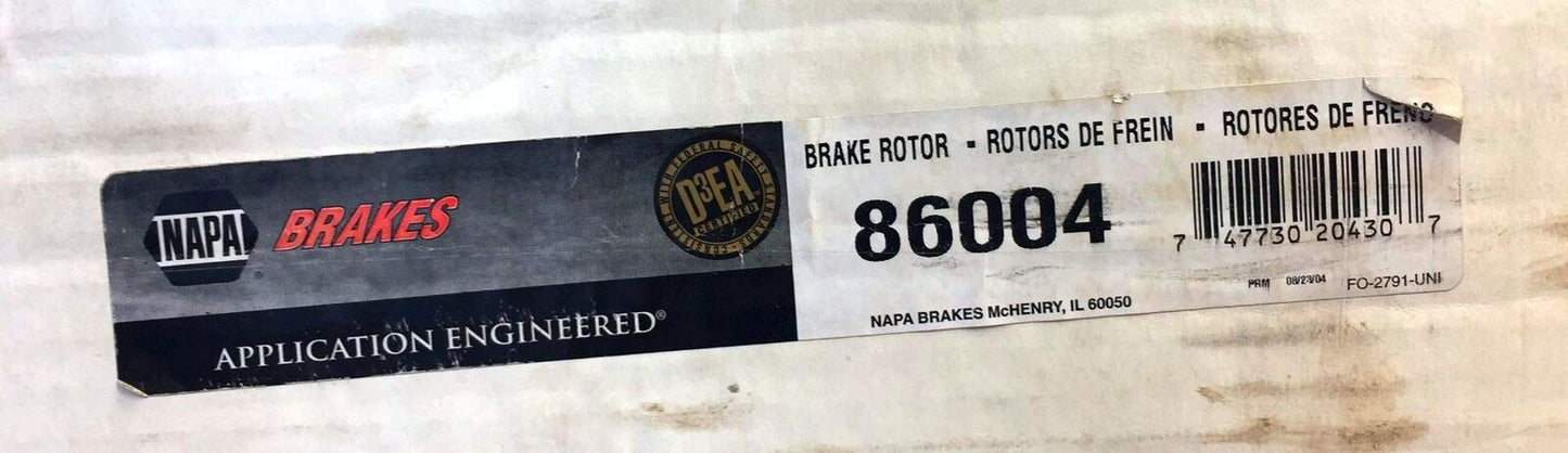 Napa Brake Rotor 86004