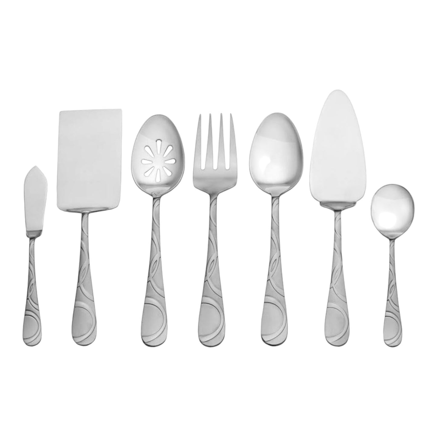 International Silverware Garland Frost 67 Pc. Flatware Set, Service for 12 NEW