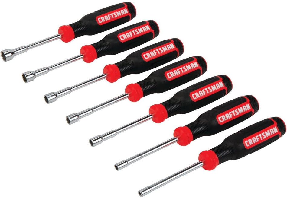 CRAFTSMAN (CMHT65081) Screwdriver Nut Driver, SAE/MM, 7-Piece Set