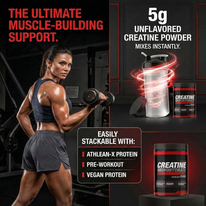 Creatine Monohydrate Powder 90 Servings Pure Micronized ATHLEAN X