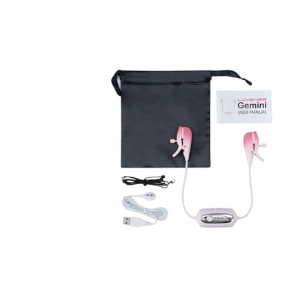 Lovense Gemini Nipple Clamps, Wireless and Re-chargable, Long Range WiFi Control