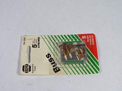 Napa 782-2087 Automotive Fuse 5A 32V Lot of 5