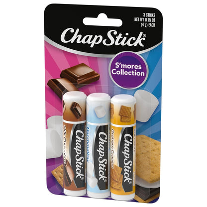 S'More Collection Variety Pack Lip Balm Tube, Lip Care, 0.15 Ounce (Pack of 3)