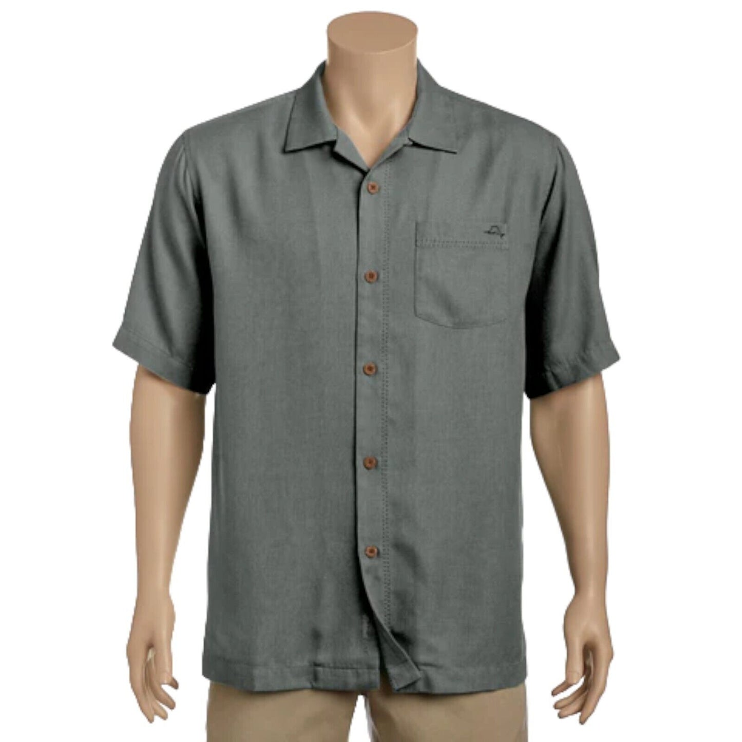 Tommy Bahama - Royal Bermuda Shirt - T316746, Gray ( Shadow)