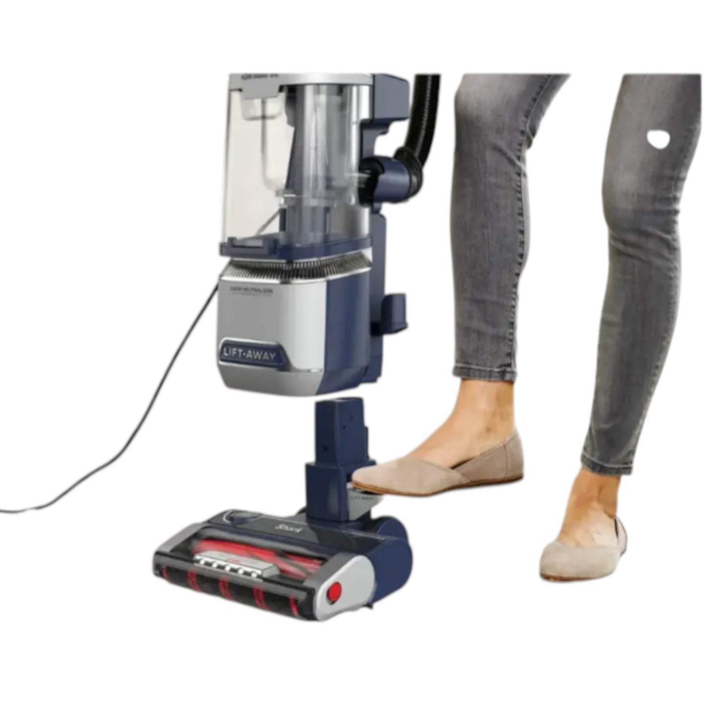 Shark Renewed UV900 Lift-Away Upright Vacuum Cleaner Navy/Silver W/ Attachments