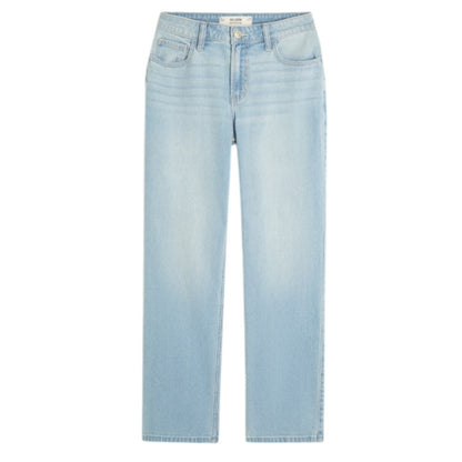 Hollister High-Rise Light Wash Straight Jeans NEW